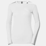 WOMEN'S HH LIFA® LIGHTWEIGHT STRIPE LONGSLEEVE CREW BASE LAYER