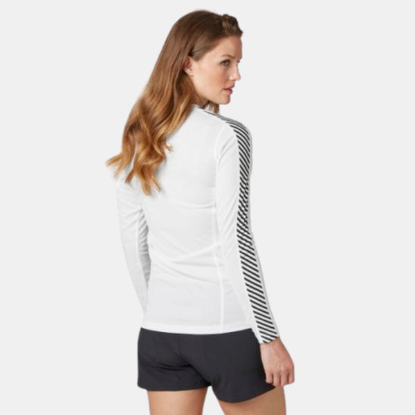 WOMEN'S HH LIFA® LIGHTWEIGHT STRIPE LONGSLEEVE CREW BASE LAYER