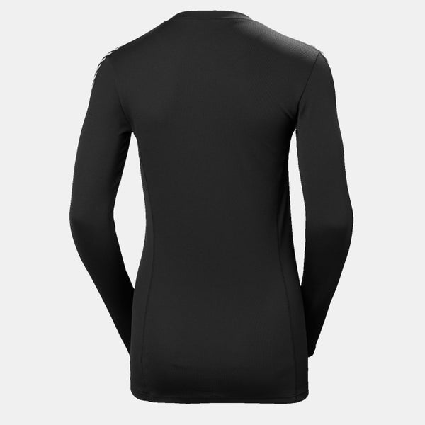 WOMEN'S HH LIFA® LIGHTWEIGHT STRIPE LONGSLEEVE CREW BASE LAYER