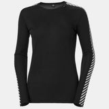 WOMEN'S HH LIFA® LIGHTWEIGHT STRIPE LONGSLEEVE CREW BASE LAYER