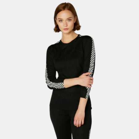 WOMEN'S HH LIFA® LIGHTWEIGHT STRIPE LONGSLEEVE CREW BASE LAYER