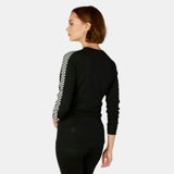 WOMEN'S HH LIFA® LIGHTWEIGHT STRIPE LONGSLEEVE CREW BASE LAYER