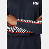 MEN'S LIFA® ACTIVE STRIPE CREW BASE LAYER
