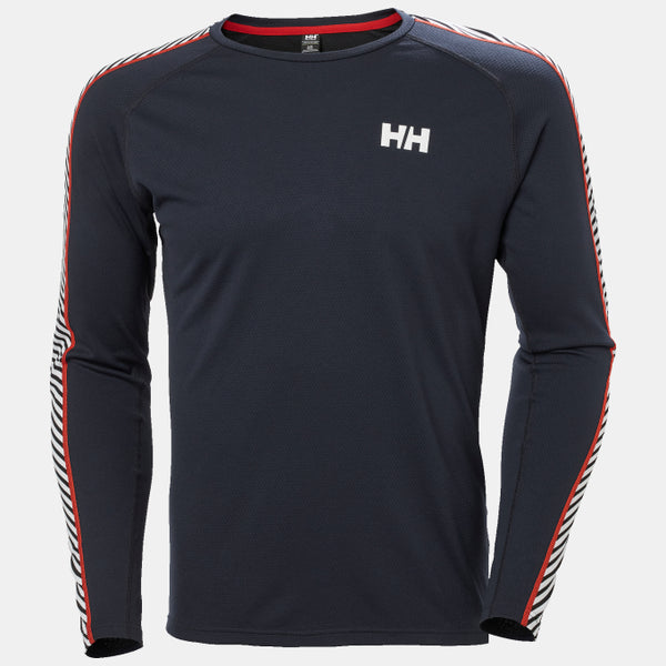 MEN'S LIFA® ACTIVE STRIPE CREW BASE LAYER