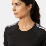 WOMEN'S LIFA® ACTIVE STRIPE CREW BASE LAYER