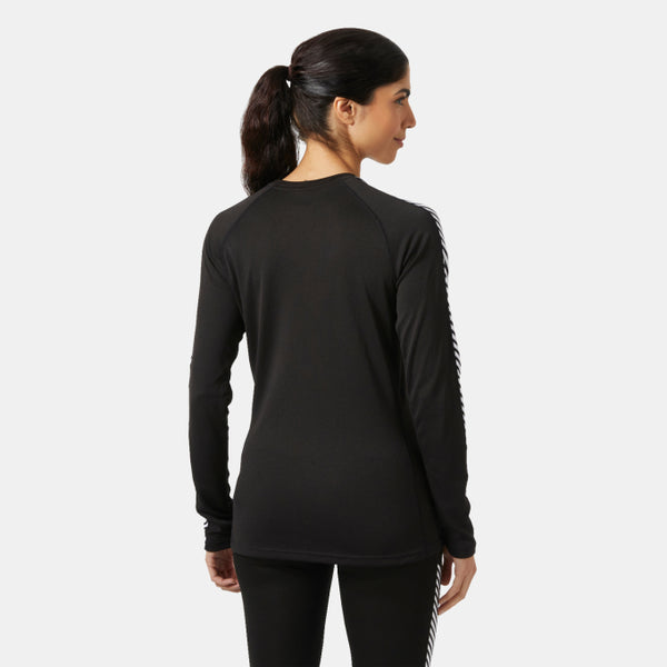WOMEN'S LIFA® ACTIVE STRIPE CREW BASE LAYER