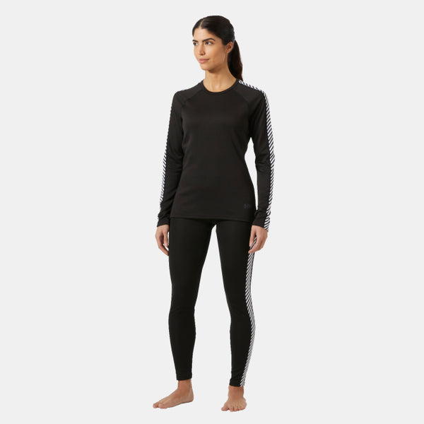 WOMEN'S LIFA® ACTIVE STRIPE CREW BASE LAYER