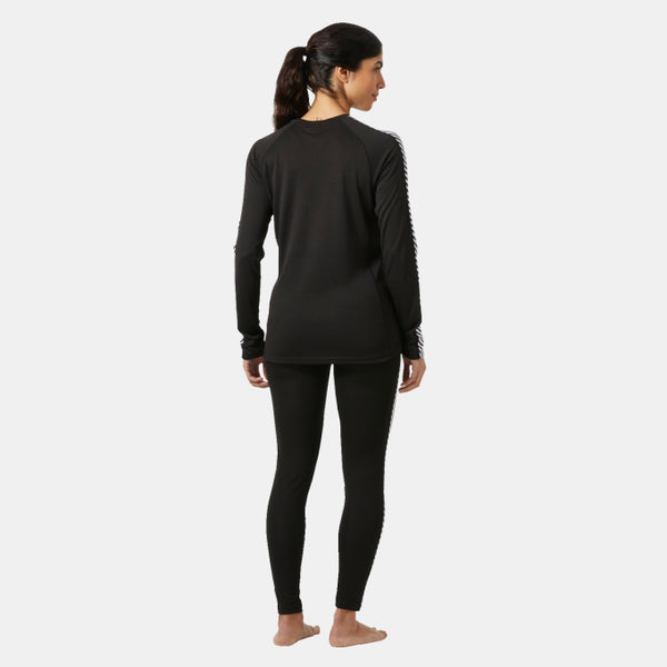WOMEN'S LIFA® ACTIVE STRIPE CREW BASE LAYER