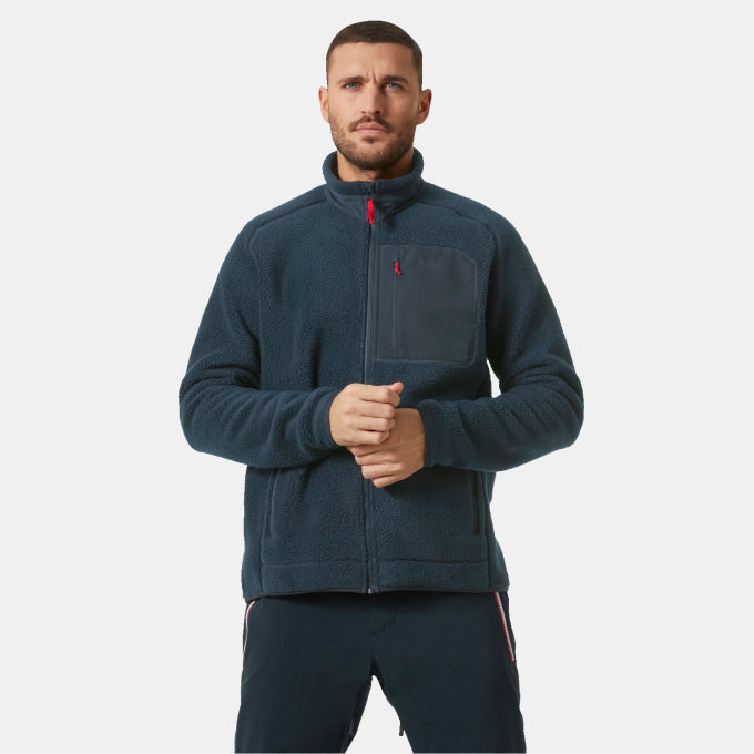 MEN'S PANORAMA PILE BLOCK FLEECE JACKET
