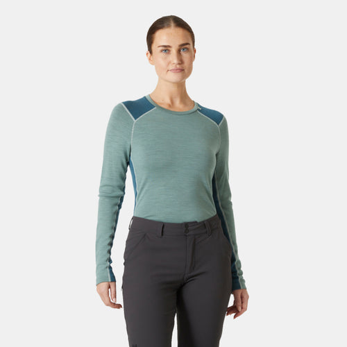 WOMEN'S LIFA® MERINO MIDWEIGHT 2-IN-1 CREW BASE LAYER