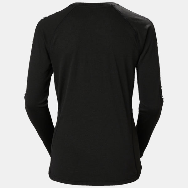 WOMEN'S LIFA® ACTIVE STRIPE CREW BASE LAYER