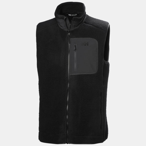 UNISEX PANORAMA PILE BLOCK FLEECE VEST