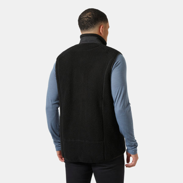 UNISEX PANORAMA PILE BLOCK FLEECE VEST